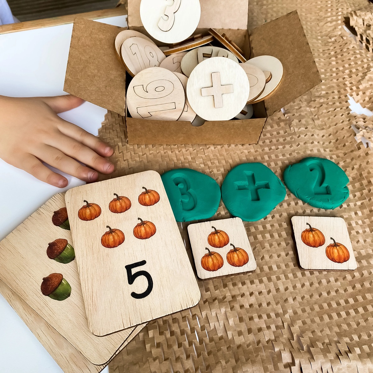 Dough Stampers Numbers Maths