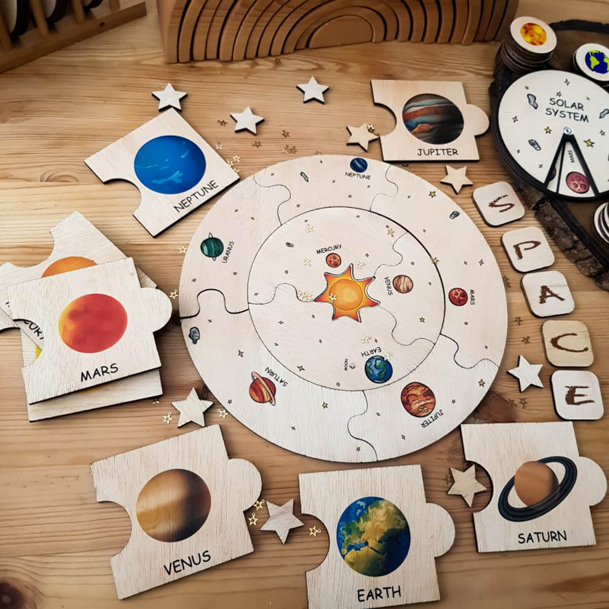 Space Puzzle Solar System